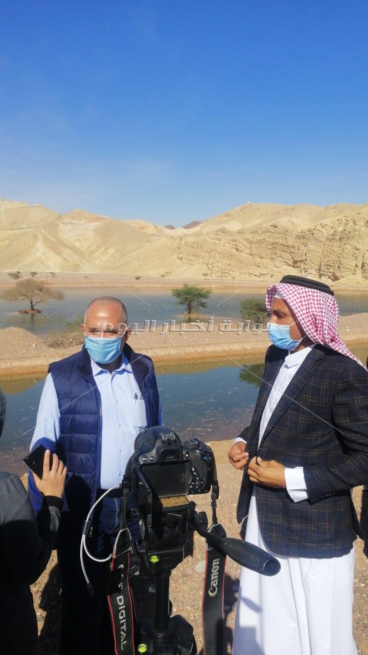 - عبد العاطي يفتتح 100 منشا ويتفقد عدد من أعمال الحماية من اخطار السيول بمحافظة جنوب سيناء