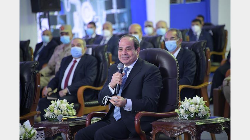 الرئيس السيسي يفتتح المجمع الطبي المتكامل بالإسماعيلية