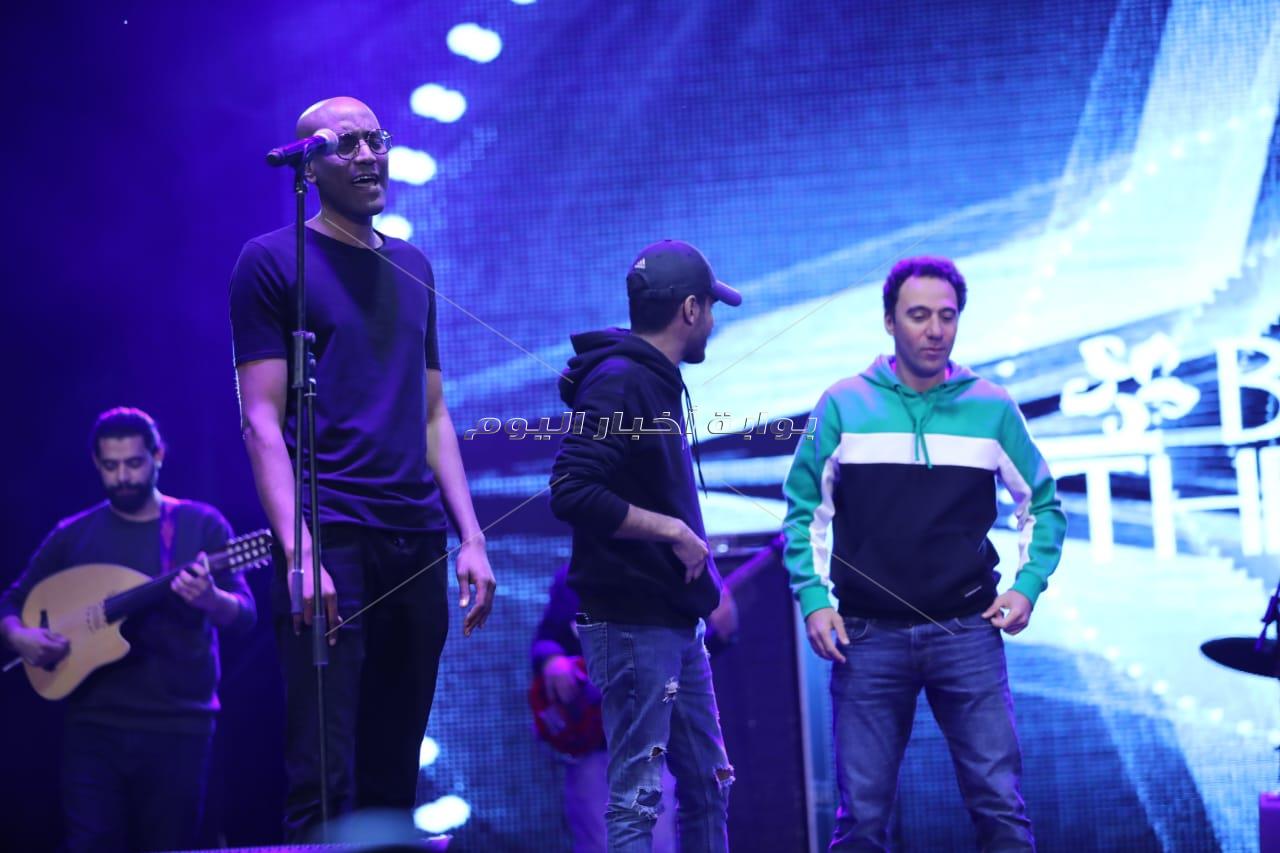 بلاك تيما تشعل الزمالك بسهرة غنائية مع حمدي الميرغني ومحمد سلام