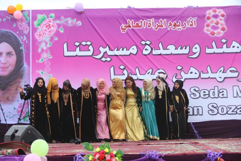 احتفال السوريات بيوم المرأة العالمي