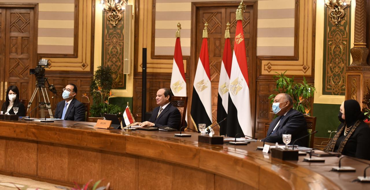 لقاء السيسي والشركات الامريكية في مصر