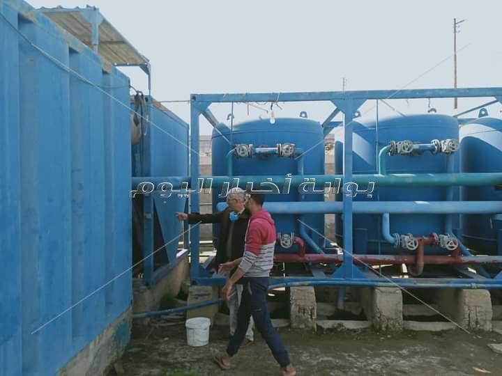 رئيس شركة مياه المنوفية: متابعة مستمرة لمشروعات مبادرة حياه كريمة ..صور