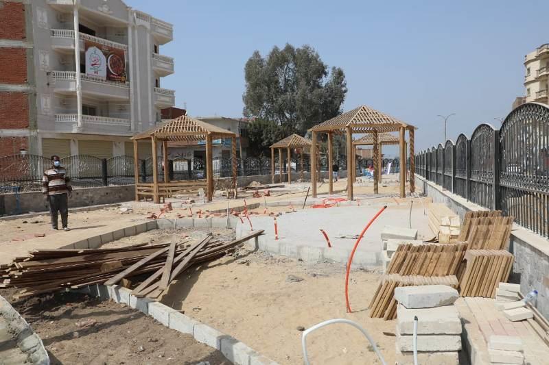 محافظ المنوفية يتفقد أعمال تطوير حديقة عبد المحسن