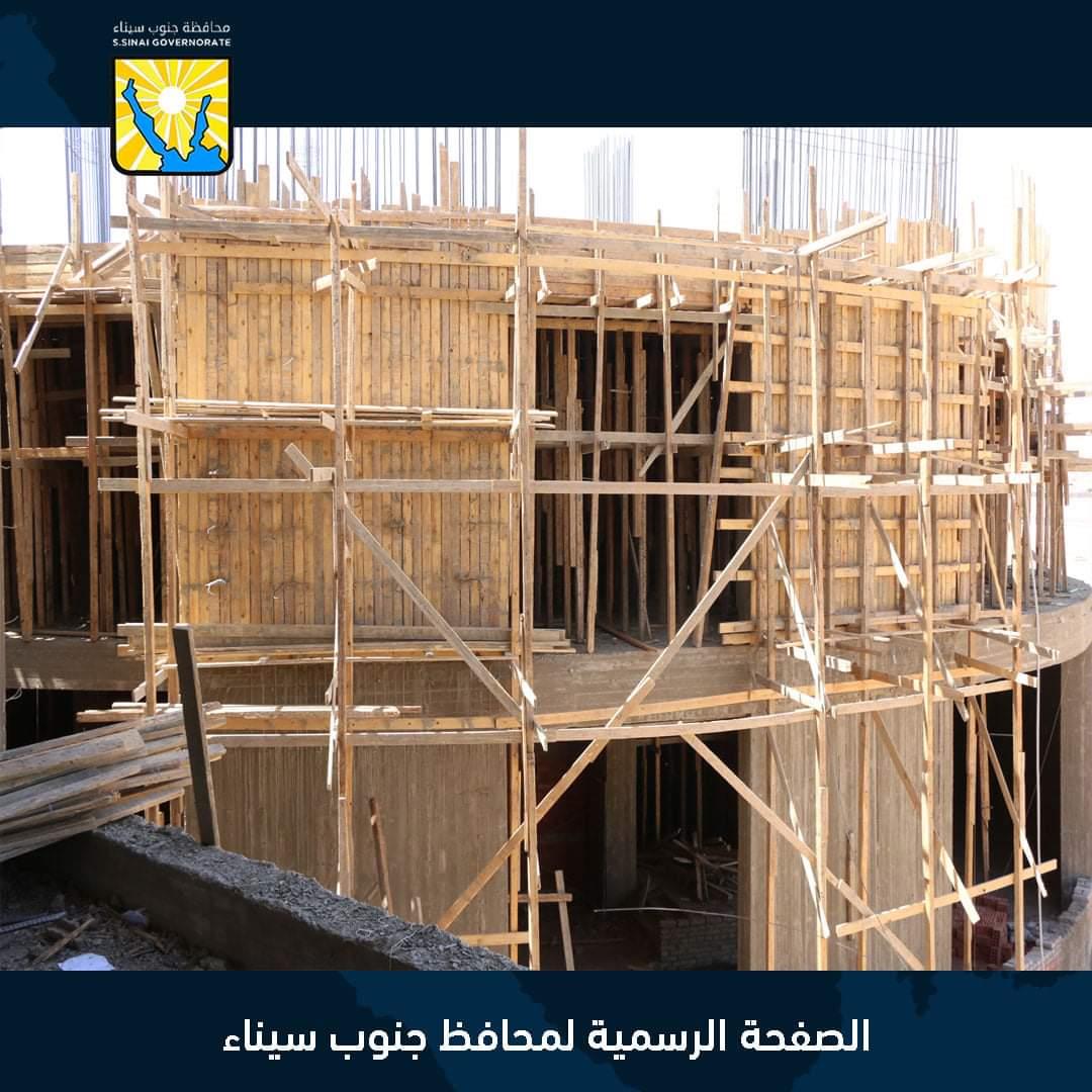 محافظ جنوب سيناء يتفقد تقدم العمل بمبنى مجلس المدينة الجديد بشرم الشيخ 