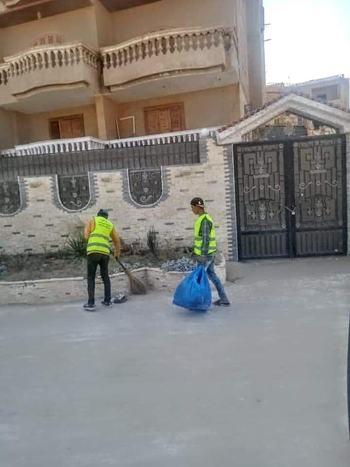 استمرار حملات النظافة والضبط ورفع كفاءة الخدمات  في حدائق الأهرام بالجيزة