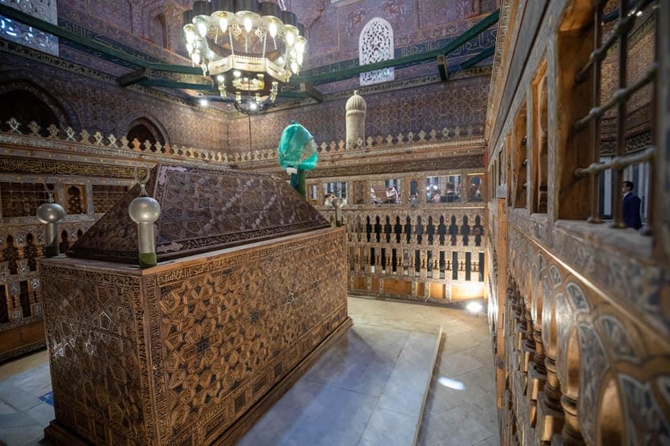  افتتاح قبة ضريح الإمام الشافعي 