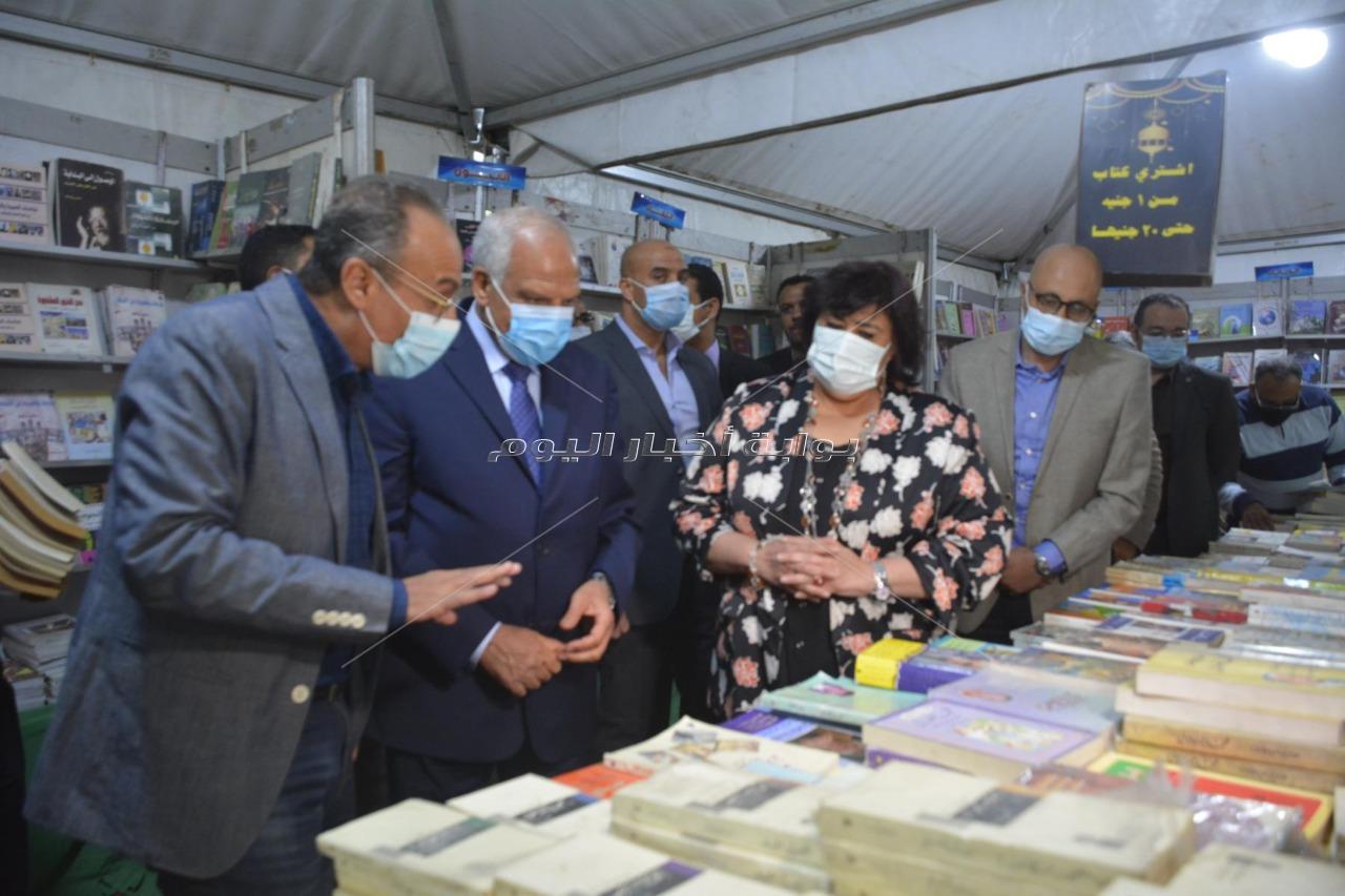 وزيرة الثقافة ومحافظ الجيزة يفتتحان الدورة التاسعة لمعرض فيصل للكتاب