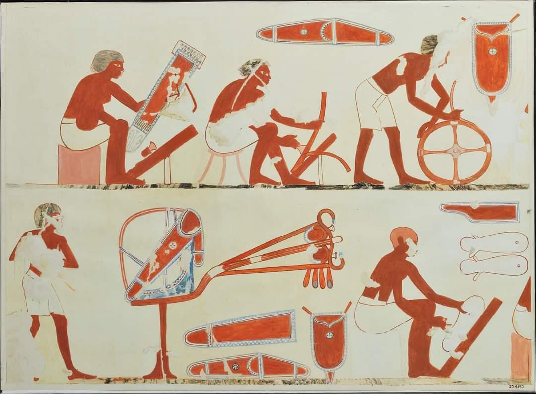 في عيد العمال... شاهد صور مذهلة للحياة اليومية لعمال مصر الفرعونية 