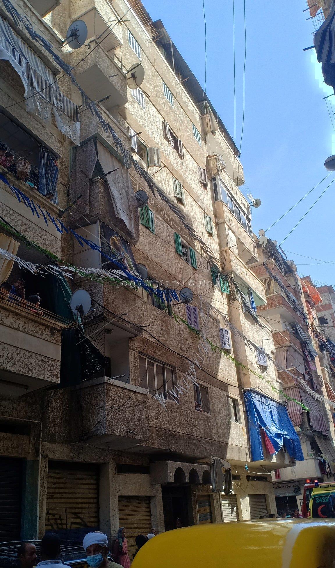 مصرع طفلين في حريق شقة سكنية بسيدي بشر بالإسكندرية 