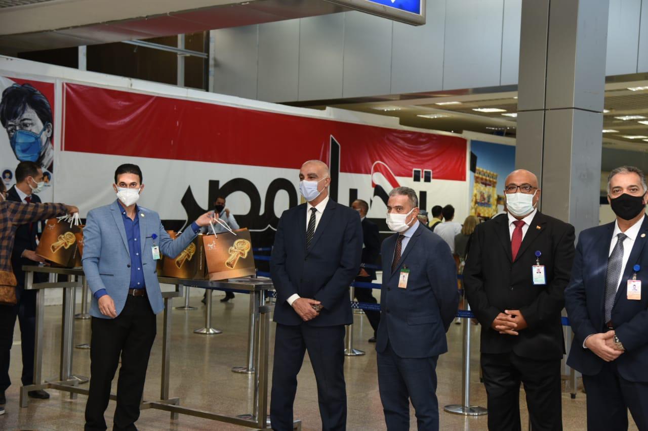 مطار شرم الشيخ يستقبل اولي رحلات الطيرانالوافده من مطار مالبينسا الإيطالية