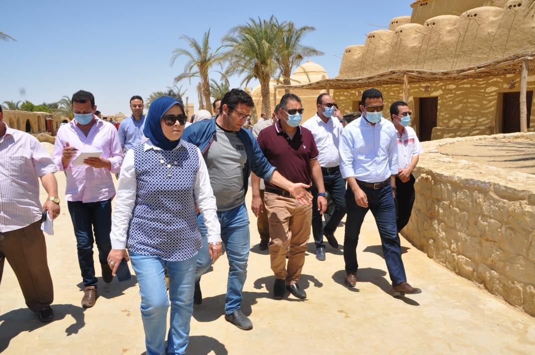 جولة تفقدية للمواقع السياحية بمحافظة الفيوم لتنشيط حركة السياحة بها 