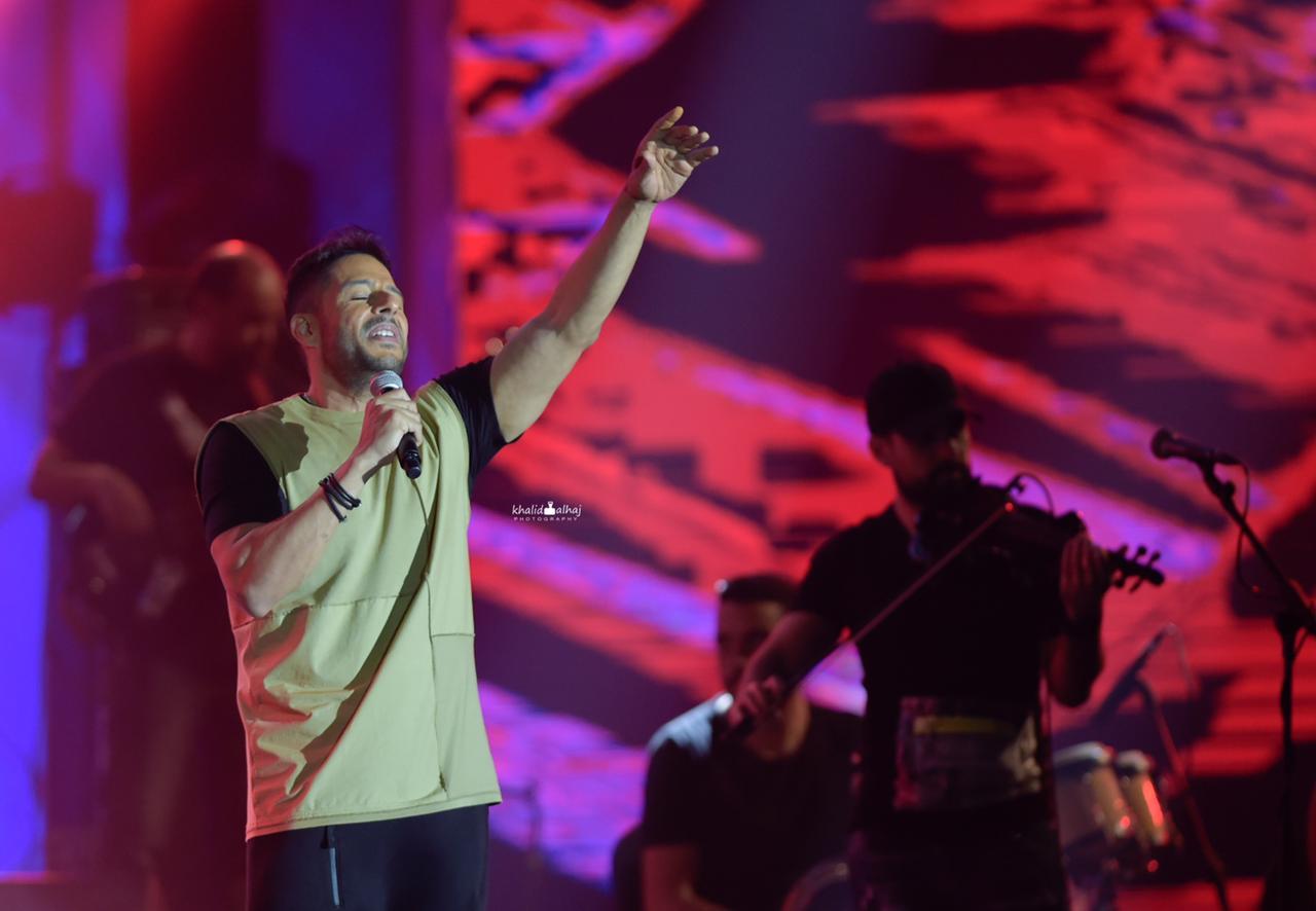 محمد حماقي يتألق بحفله الغنائي في الدوم أكبر قبة في العالم بجدة