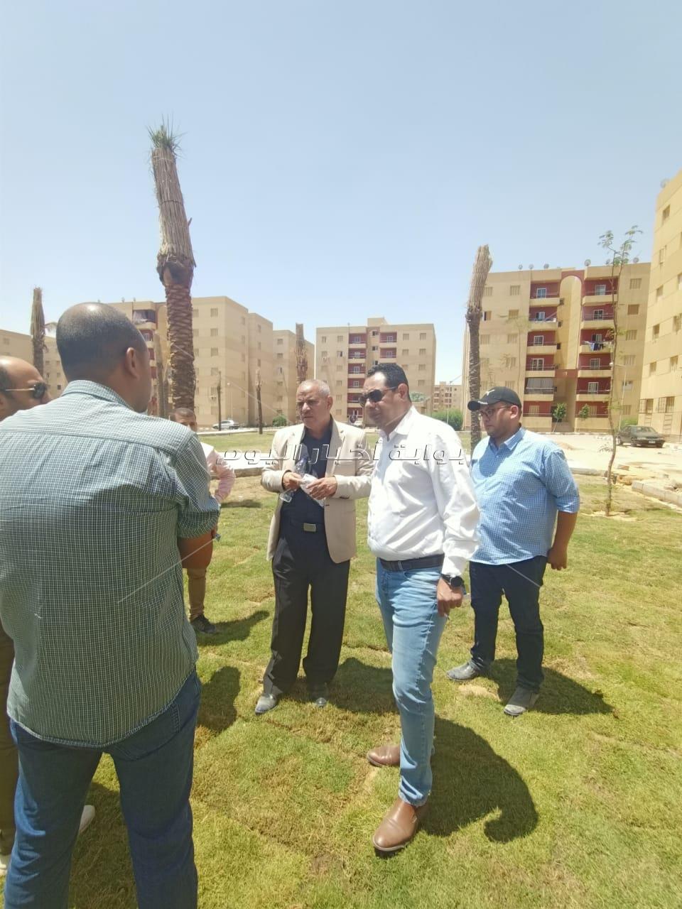 تنفيذ 74 برجاً سكنيا ومبادرة الرئيس "سكن لكل المصريين" بمدينة حدائق أكتوبر