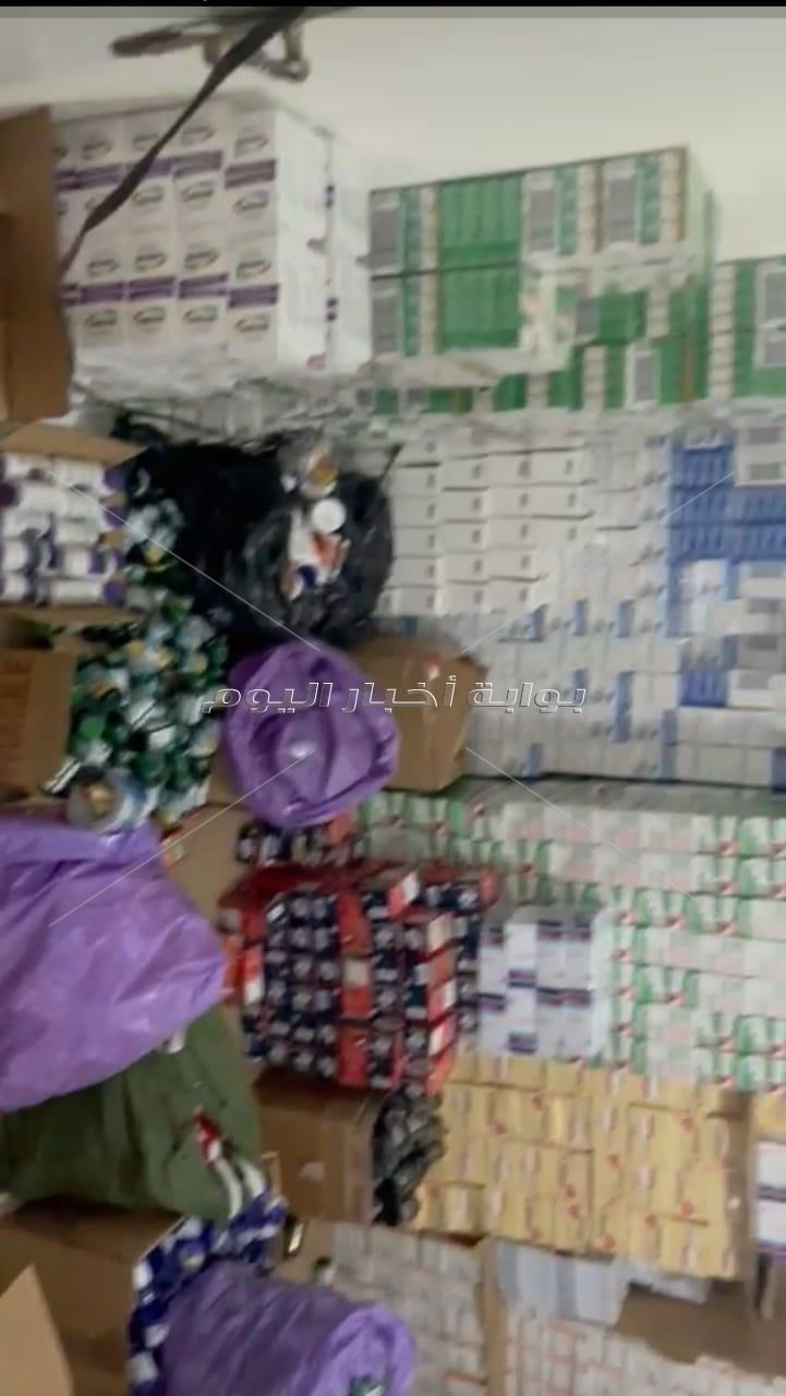مخزن أدوية بداخلة 13 مليون قرص مهربا جمركيا بمدينة نصر 