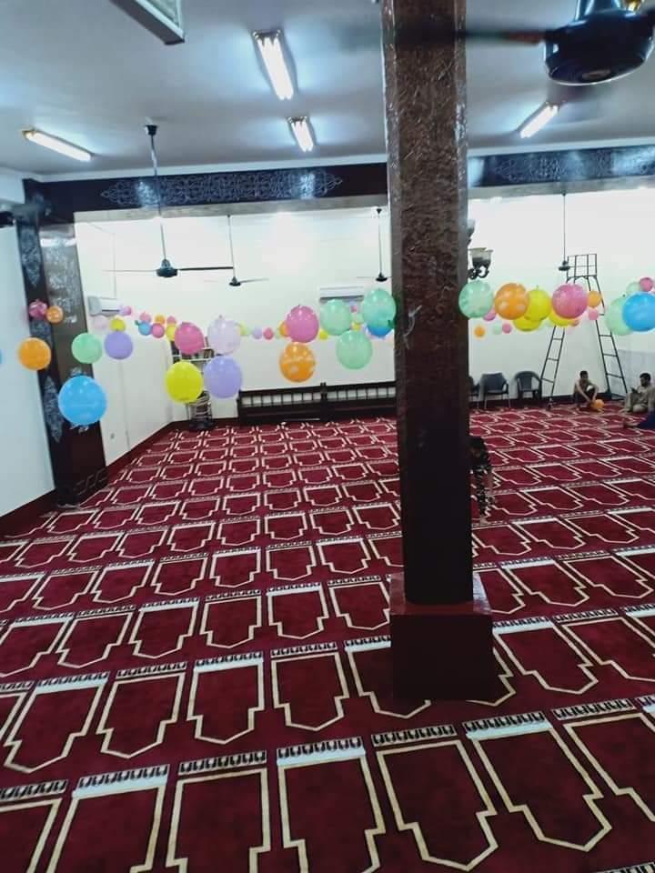 مساجد قنا تتزين لاستقبال المصلين لأداء صلاة عيد الأضحى المبارك