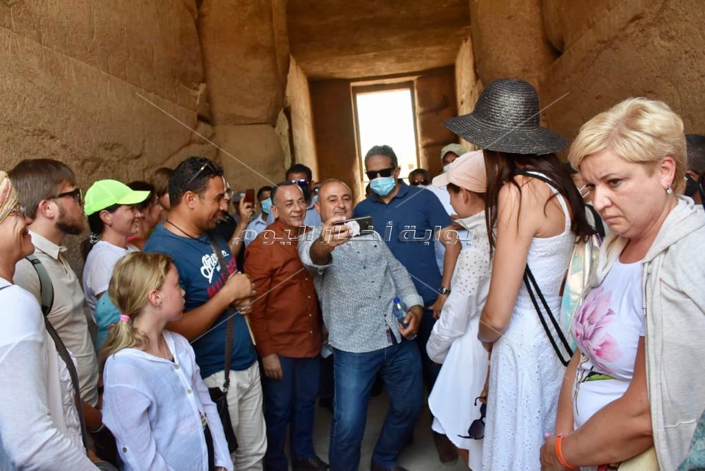 جولة وزير السياحة و الآثار بمدينة الاقصر 