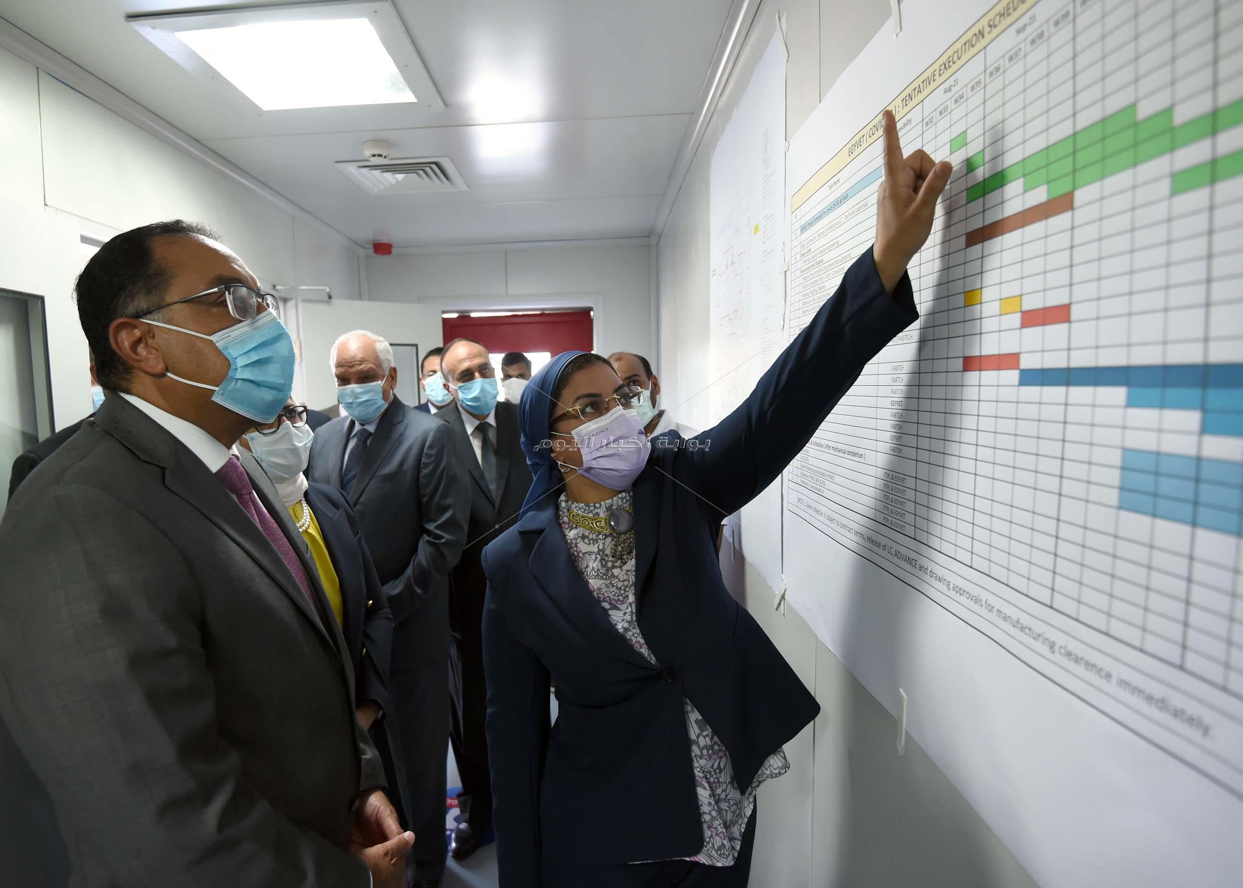 رئيس الوزراء يتفقد مصنع إنتاج اللقاحات بمُجمع مصانع "فاكسيرا" بـ 6 أكتوبر