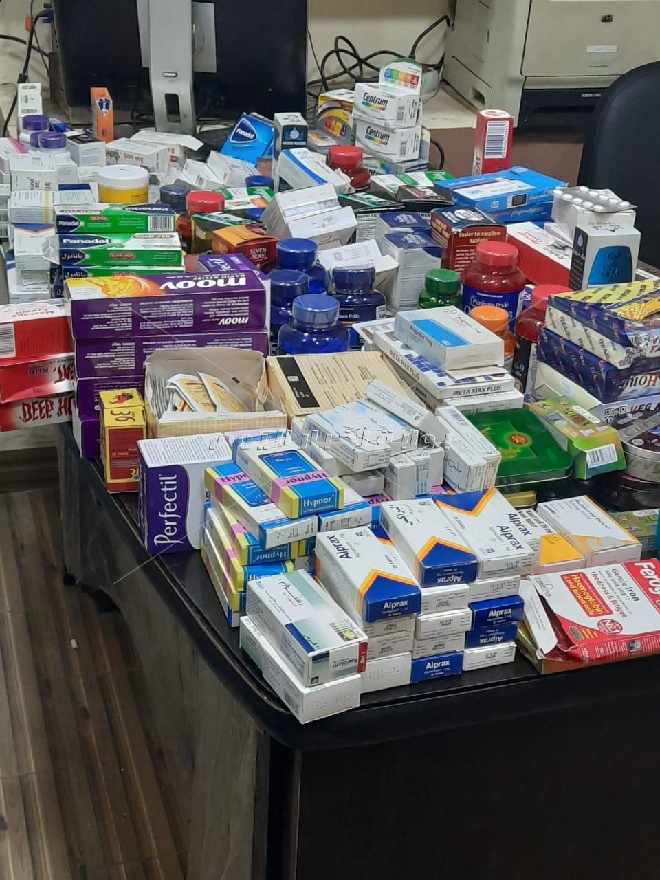 ضبط أدوية مخدرة داخل صيدلية شهيرة بعين شمس 