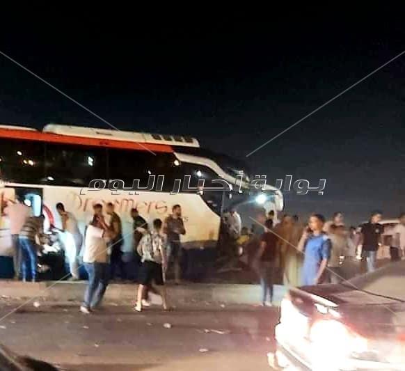 حادث تصادم بـ«القاهرة - الإسكندرية» الصحراوي