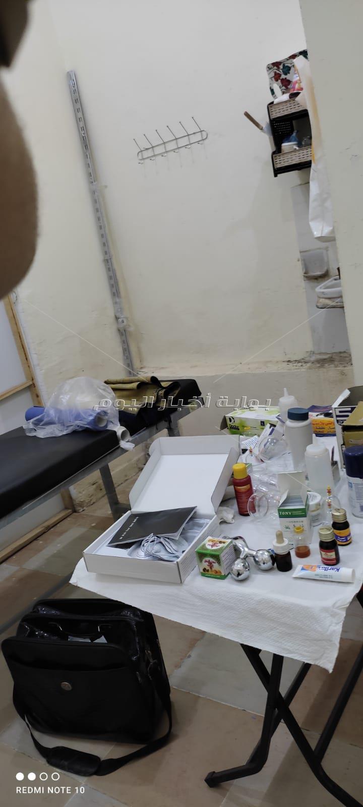غلق وتشميع مركز مشهور للعلاج بالحجامة بدون ترخيص بداخلة أدوية مجهولة بمدينة نصر 