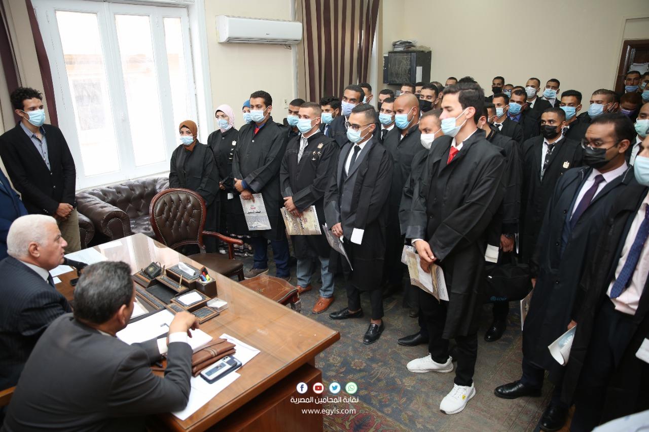بالصور.. «المحامين» تعقد جلسة حلف اليمين القانونية لـ 6 نقابات فرعية