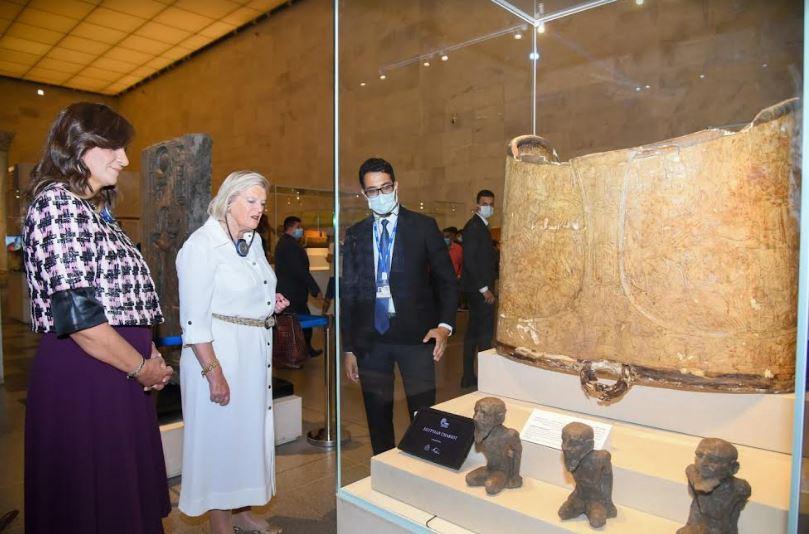 وزيرة الهجرة الهولندية: متحف الحضارة حقق صدى عالمي عقب موكب المومياوات