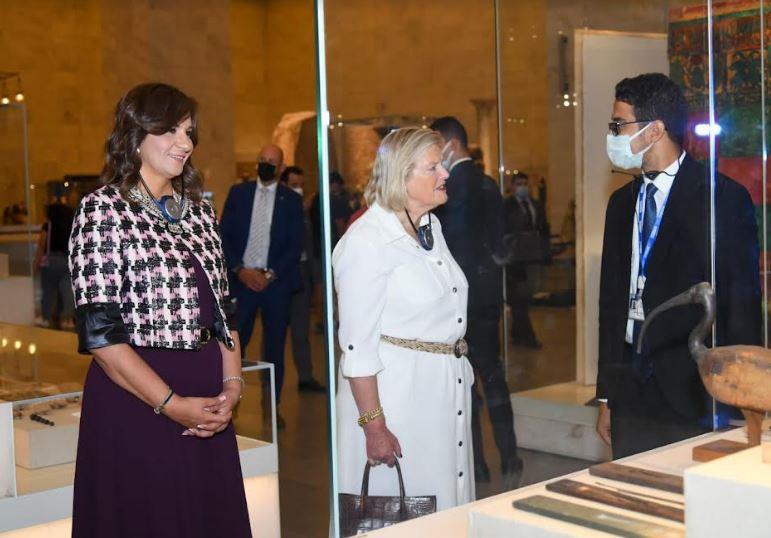 وزيرة الهجرة الهولندية: متحف الحضارة حقق صدى عالمي عقب موكب المومياوات