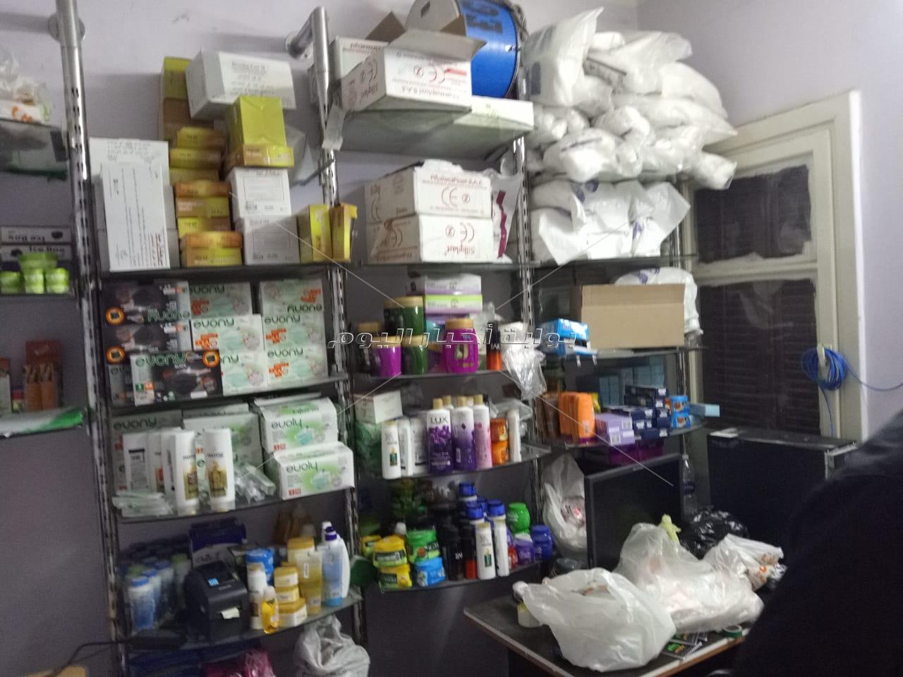 ضبط 400 ألف قرص أدوية فاسدة داخل مخزن تابع لصيدلية شهيرة بالقاهرة