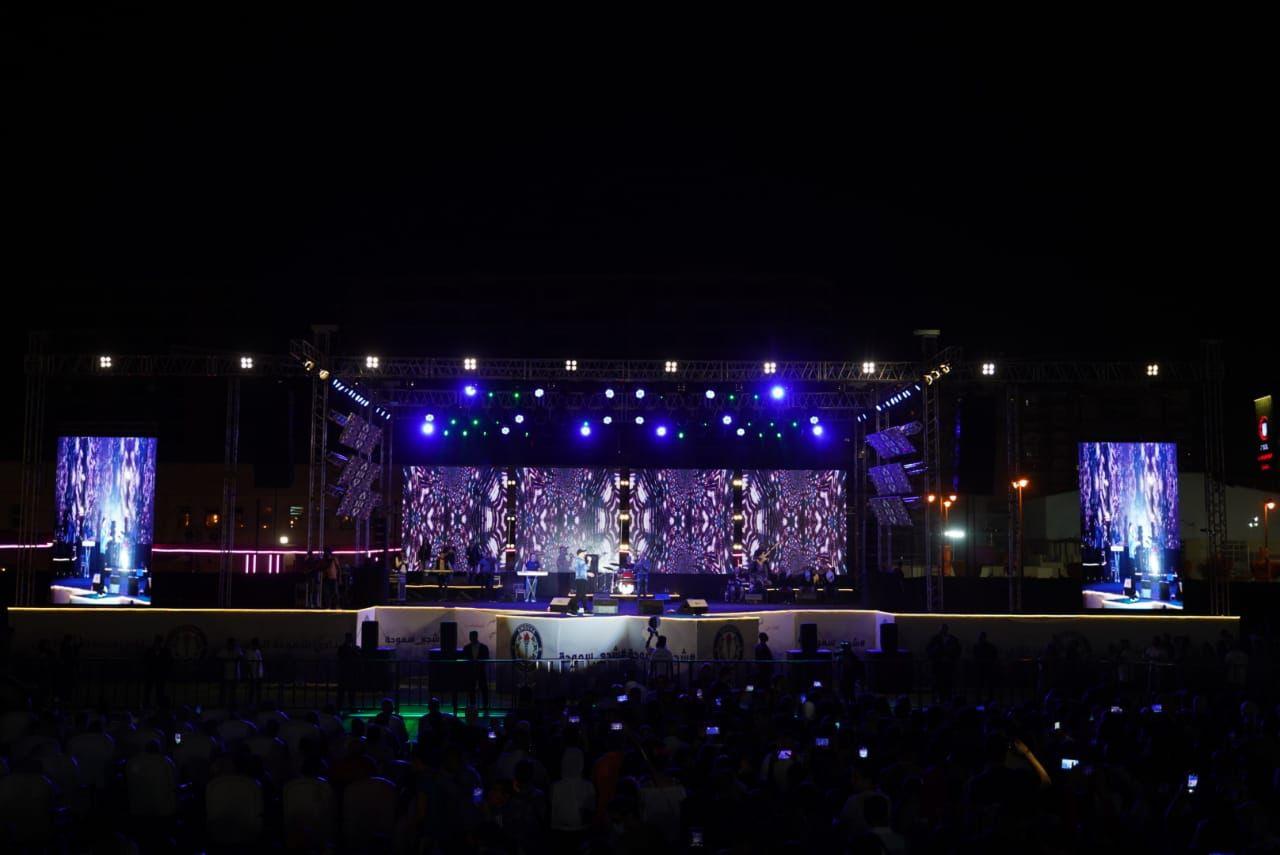 بهاء سلطان ودياب يحيان أقوي حفلات الإسكندرية في نادي سموحة (صور)