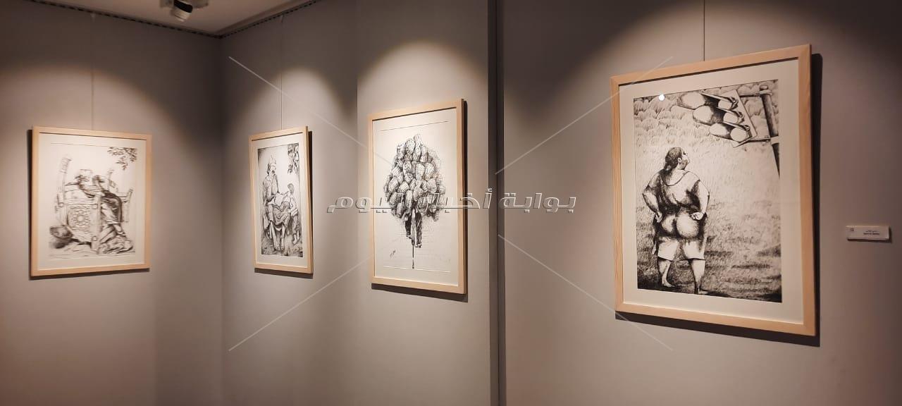 افتتاح معرض "حصاد" للفنان سامي البلشي بجاليري ضي	