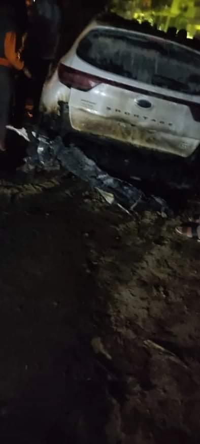  حريق في معرض سيارات بجوار بنزينة وثلاث سيارات إطفاء تشارك في إخماده  بالدقهلية 