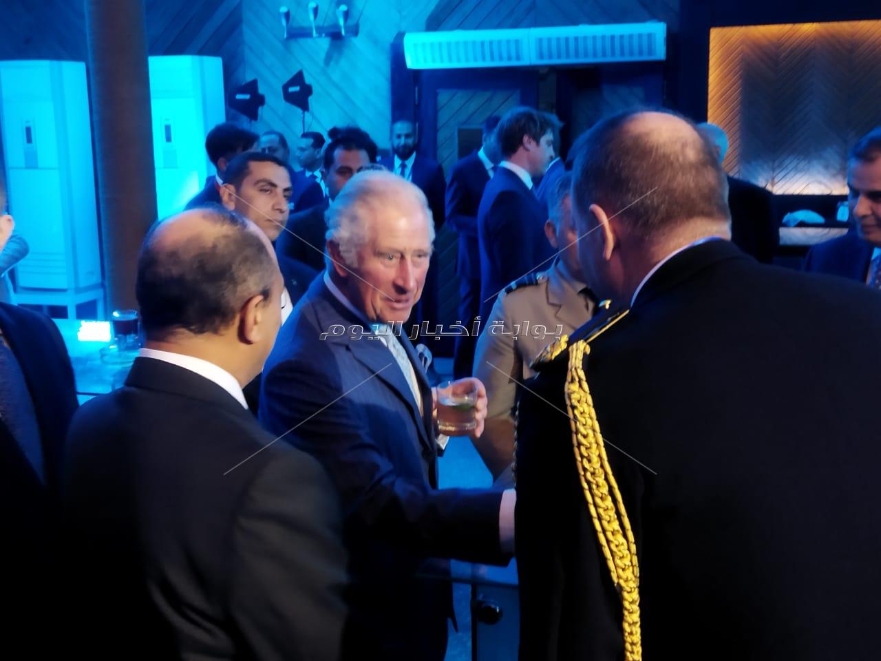 بدء حفل استقبال الأمير تشارلز وزوجته بمنطقة الأهرامات| صور وفيديو
