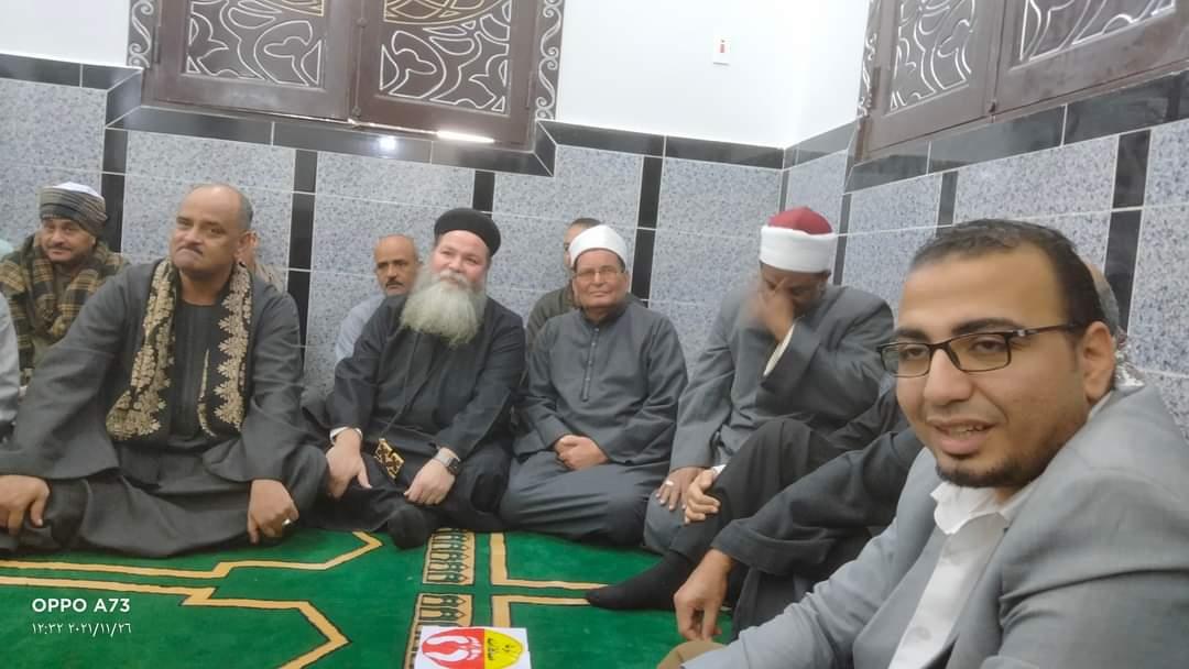 أقباط يشاركون في افتتاح مسجد بقنا.. ألقوا خطبة عن الوحدة والتسامح
