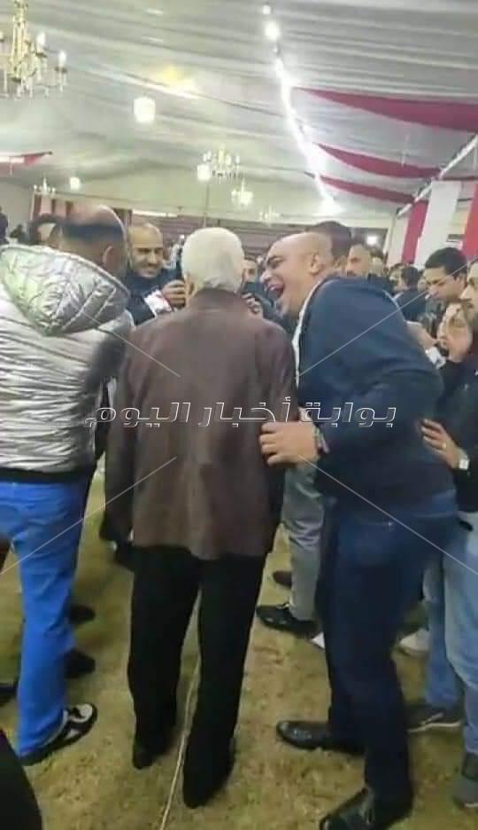 انصار مرتضى منصور يحتفلون بفوزه برئاسة الزمالك 