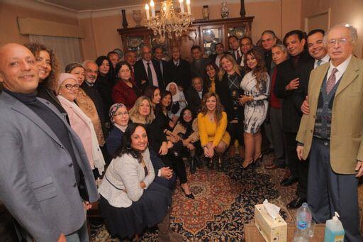 صحفيون و إعلاميون وكتاب يحتفلون بعيد الميلاد ال 98 الكاتب الصحفى  الكبير الأستاذ محمد عبدالجواد 