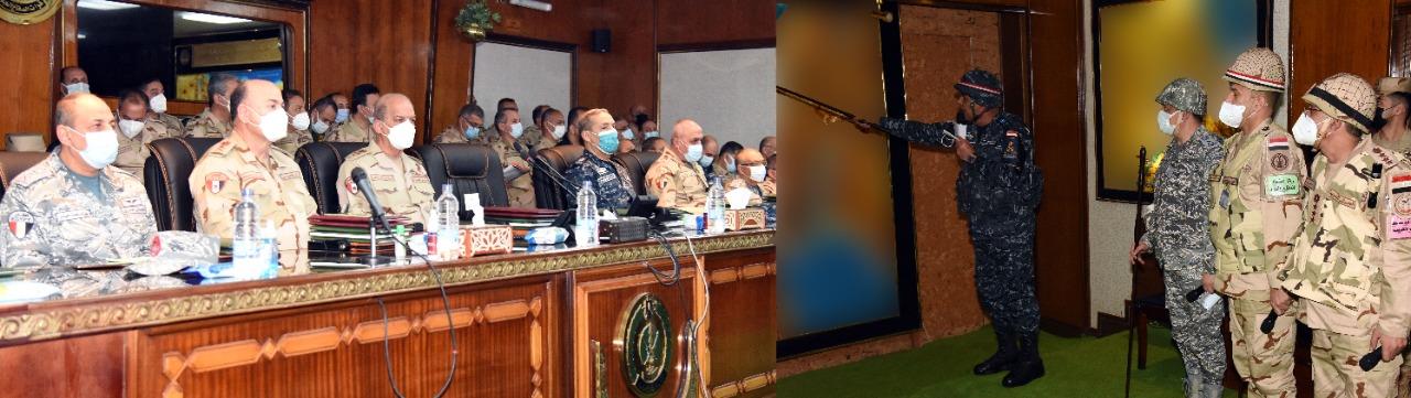 وزير الدفاع يشهد تنفيذ مشروع مراكز القيادة الإستراتيجي التعبوي « سيناء- 6»