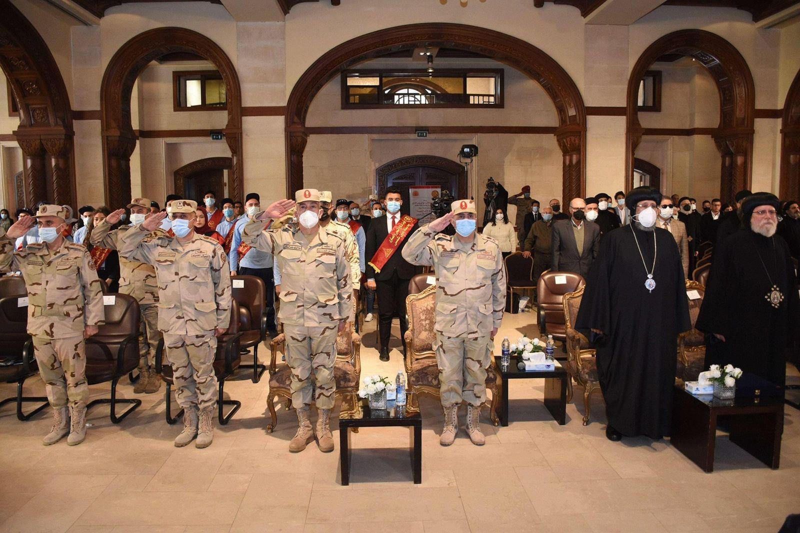 القوات المسلحة تنظم ندوتين تثقيفيتين بالتعاون مع الكاتدرائية المرقسية والأزهر