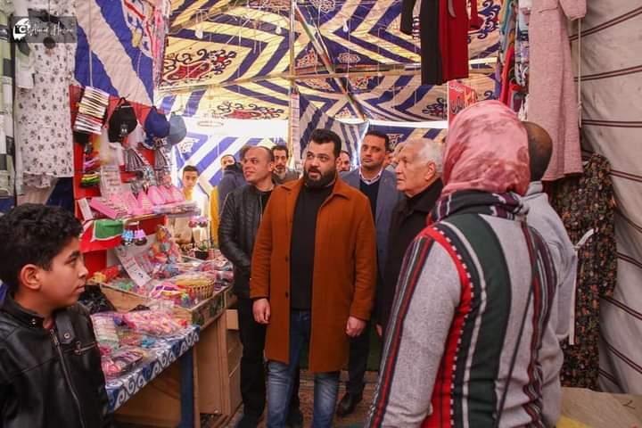 افتتاح معرض بيع السلع الغذائية بتخفيضات 30 % بمركز كفر البطيخ برعاية حزب مستقبل وطن 