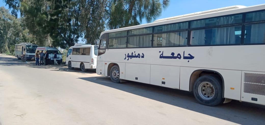 جامعة دمنهور تنظم قافلة سكانية شاملة بقرية محلة كيل بكوم القناطر بأبو حمص 