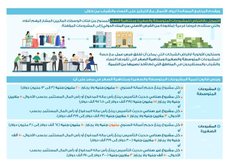 بالانفوجراف ..البنك الدولي ينشر دورة فى تنمية ريادة الأعمال فى مصر