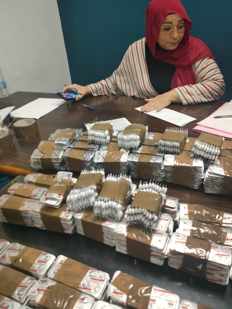 جمارك الواردات الجوية بمطار القاهرة تضبط  تهريب كميه من أقراص الترامادول والأدوية البشرية
