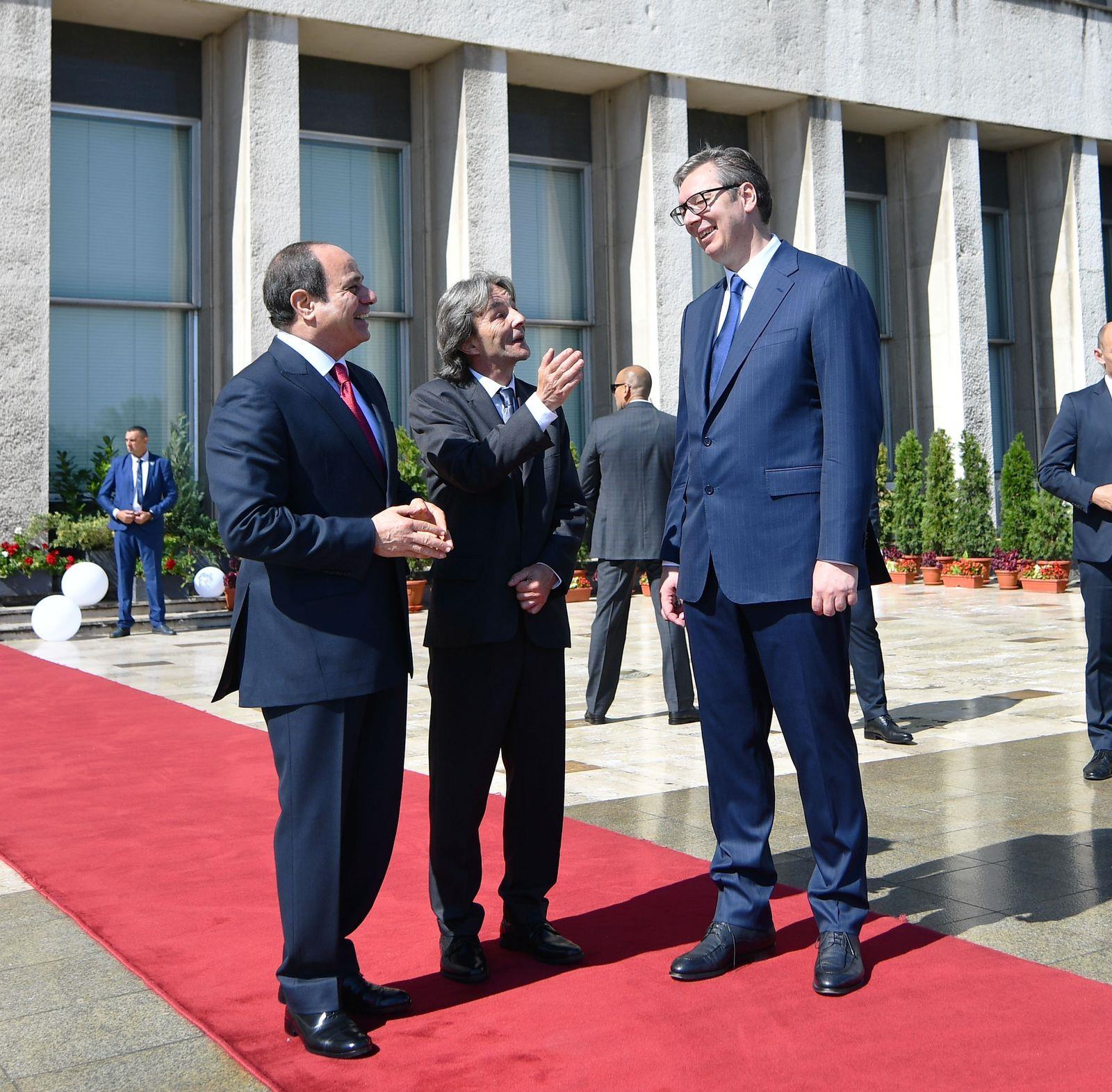 قمة «مصرية – صربية» بين الرئيس السيسي ونظيره ألكسندر فوتشيتش