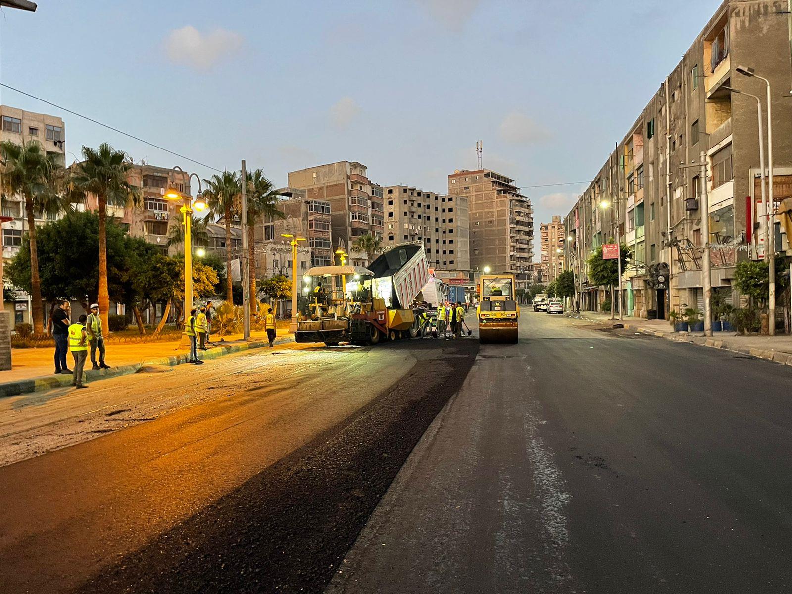 محافظة الإسكندرية: إنجاز 80 % من أعمال رصف 24 شارعًا بحي غرب  