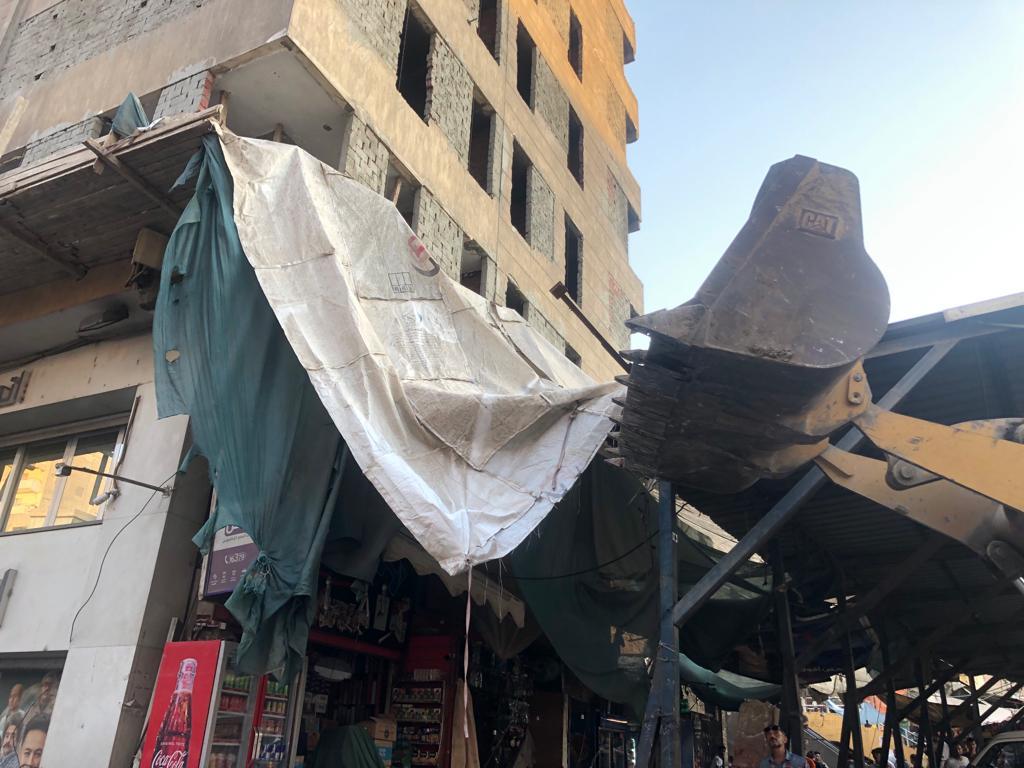 إزالة سويقة الدقي في شارع السودان بالجيزة