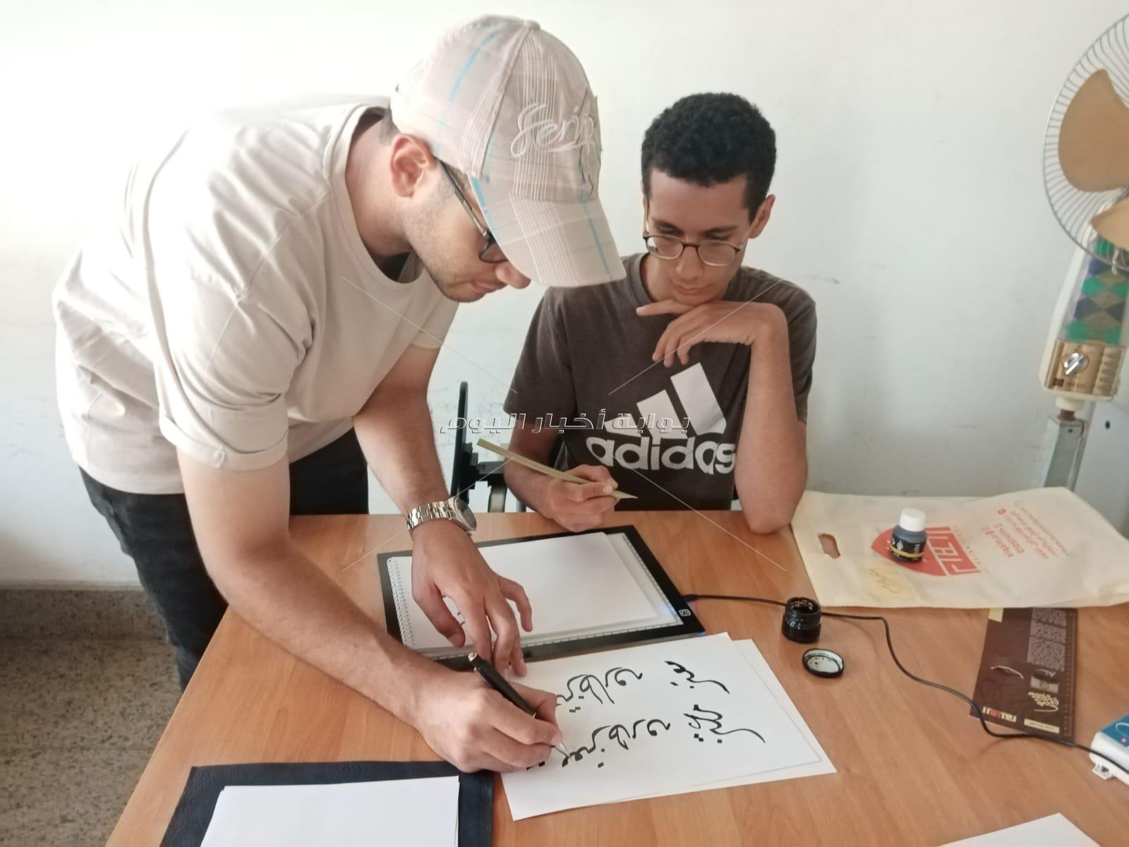 متحف الحضارة ينظم ورشة عمل عن فنون الخط العربي