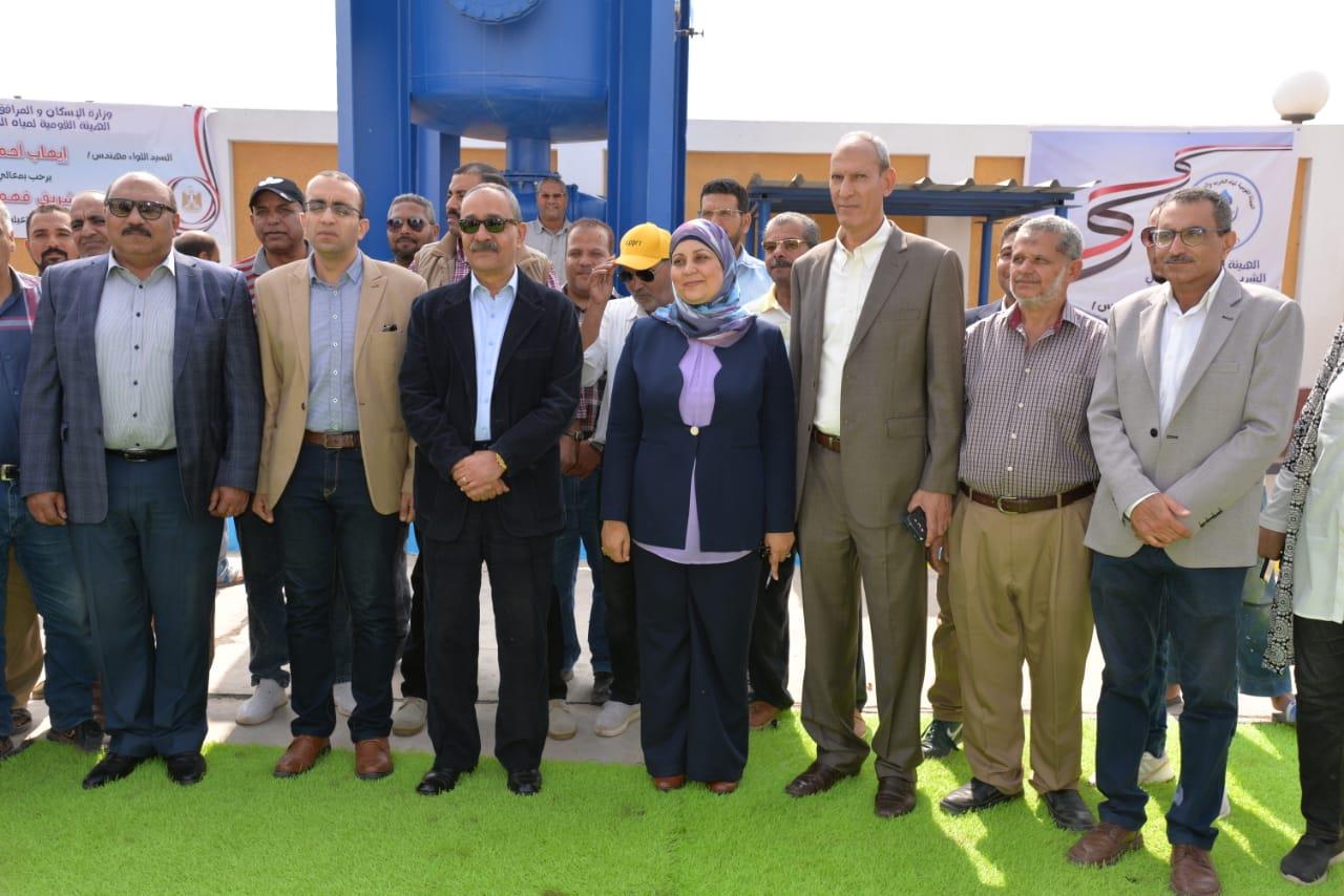 افتتاح محطة رفع الصرف الصحي الرئيسية بقرية أبوصوير البلد "الواصفية" بالإسماعيلية 