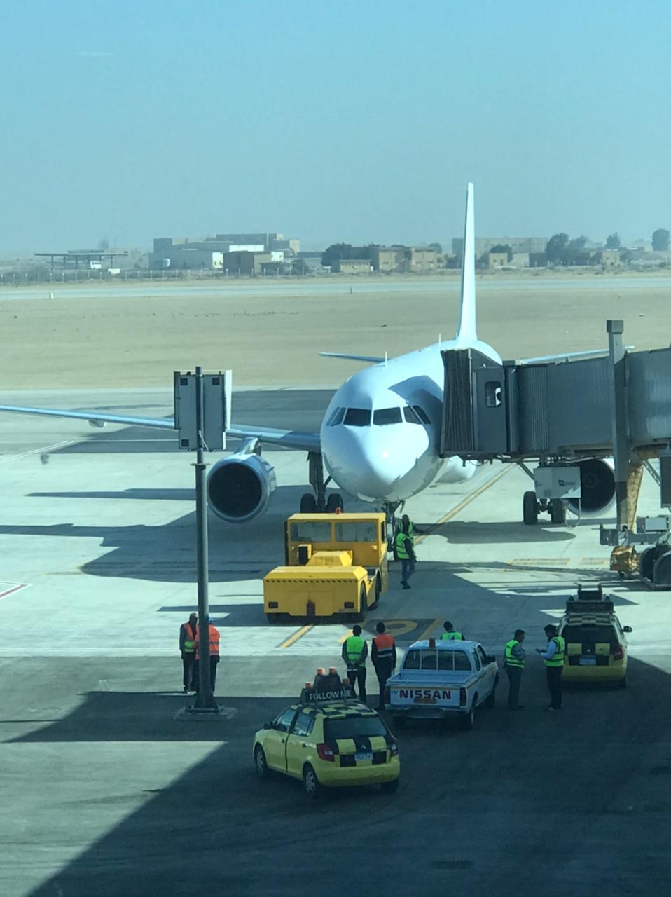  اليوم .. انطلاق أولى الرحلات الدولية من مطار سفنكس إلى مطار جدة 