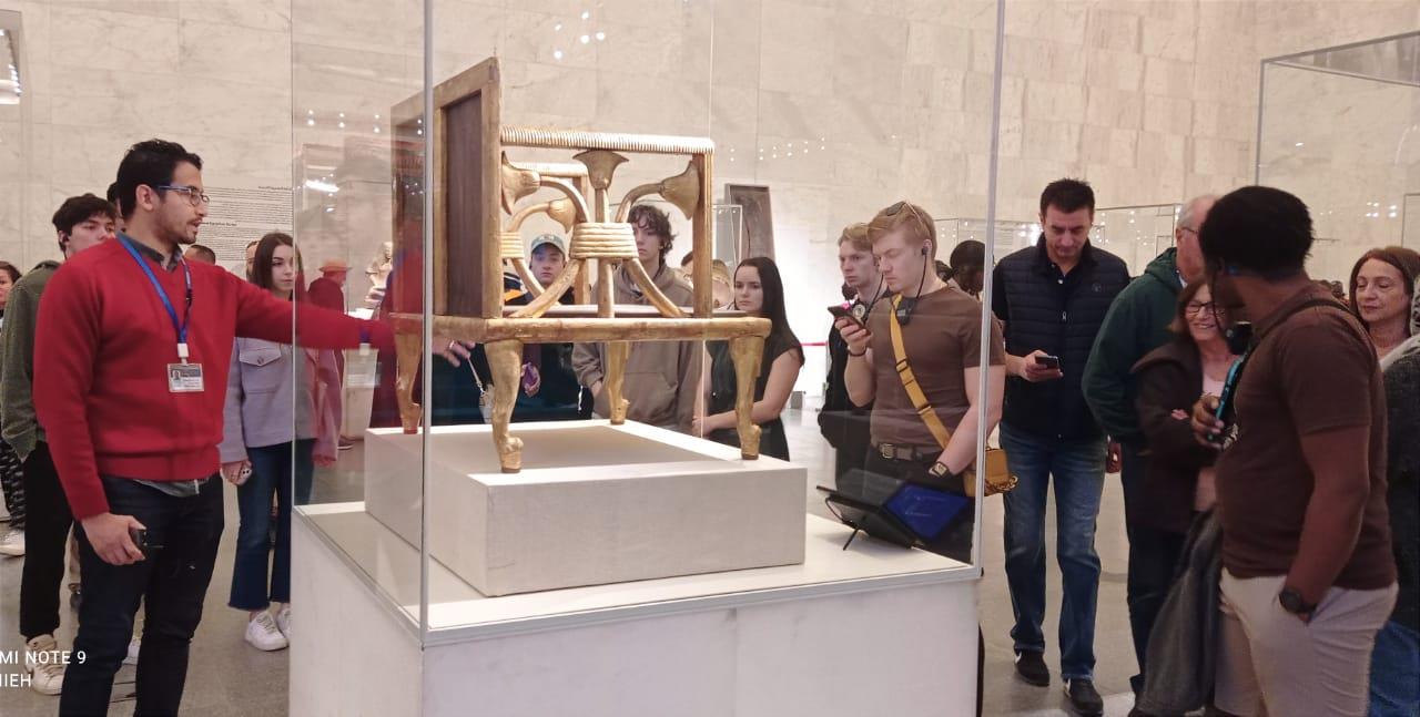  فريق ديزني أون آيس يزور المتحف القومي للحضارة المصرية