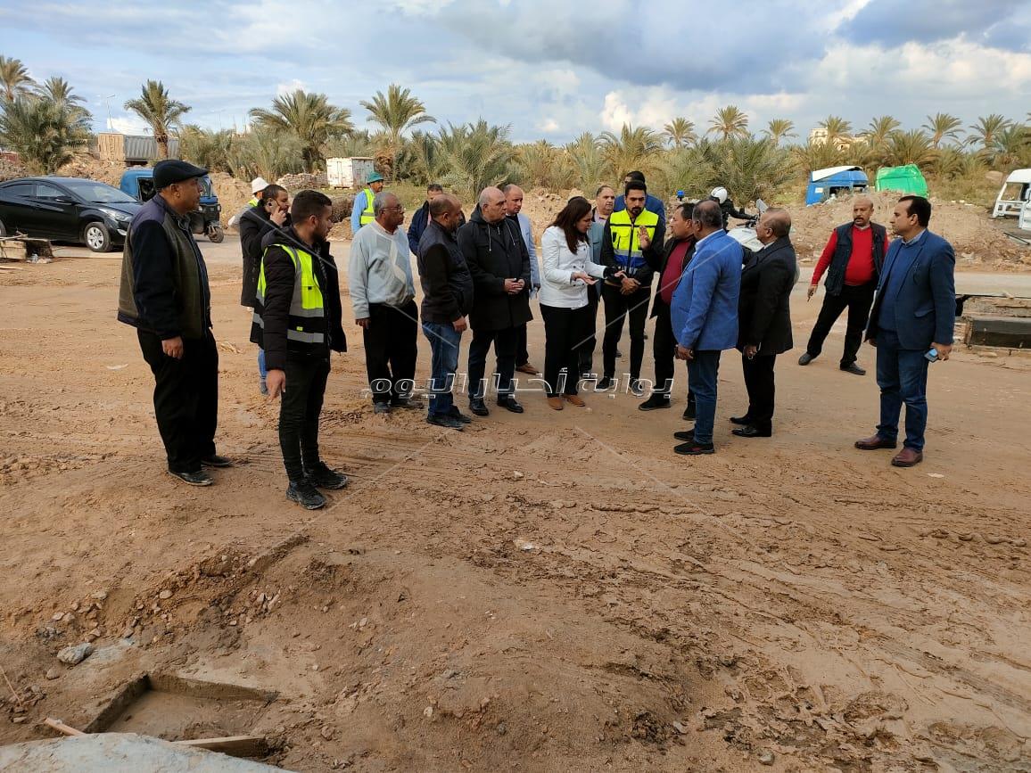 نائب محافظ البحيرة تتفقد أعمال التطوير بطريق الملح بمدينة