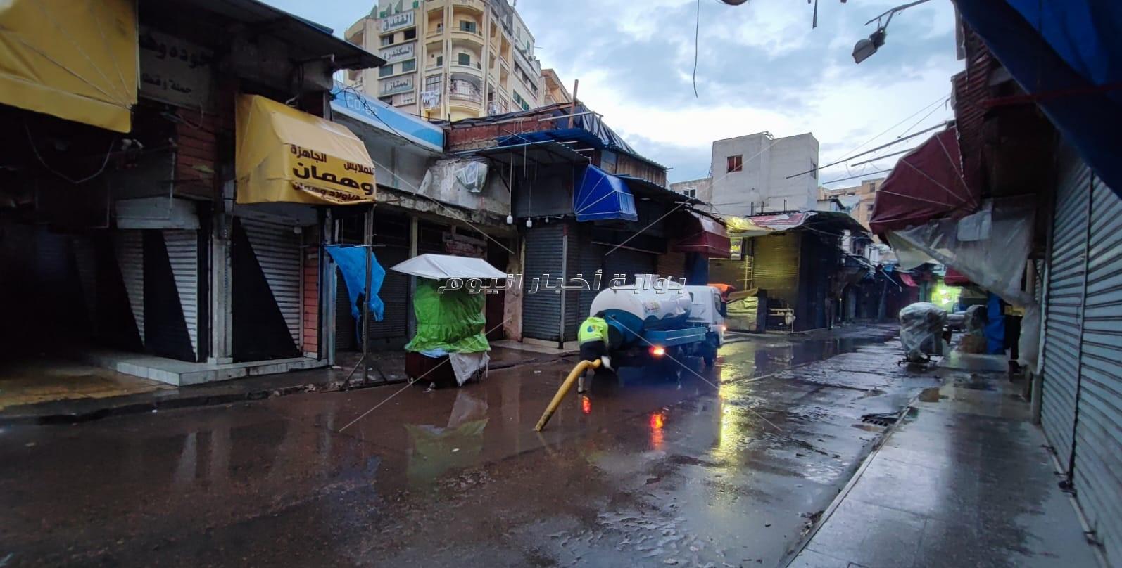 أمطار وصقيع على الإسكندرية لليوم الثالث على التوالي 